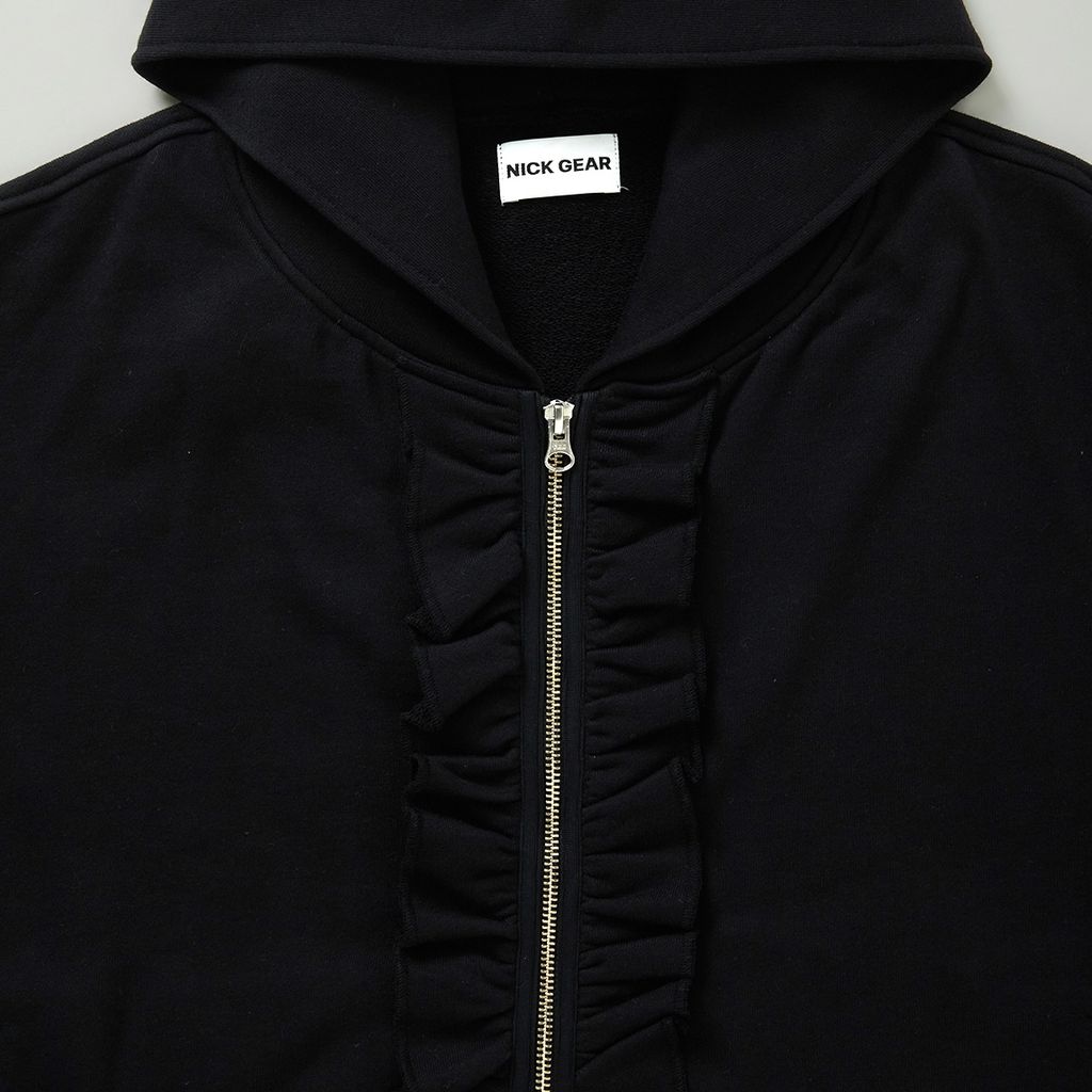 NICK GEAR Frill Zip up sweat