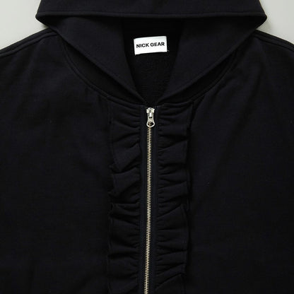 NICK GEAR Frill Zip up sweat