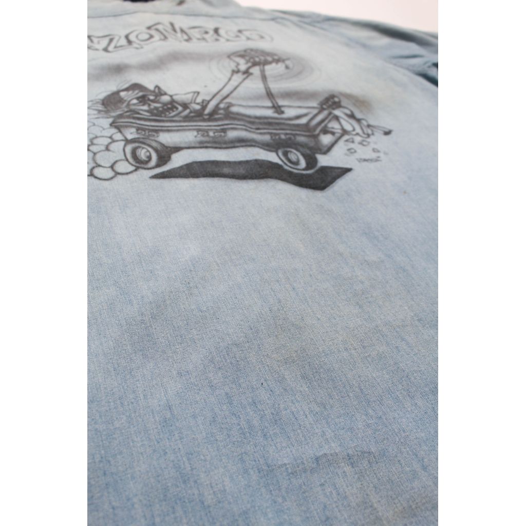 BOWWOW SKETCH ZOMBOO USN CHAMBRAY SHIRT AGED
