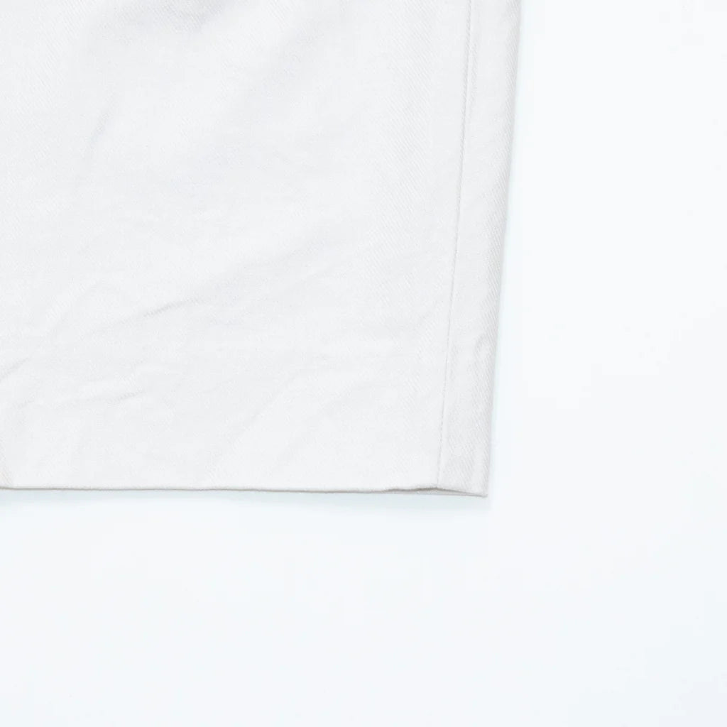 YAECA Chino Cloth Trousers Two Tuck Straight