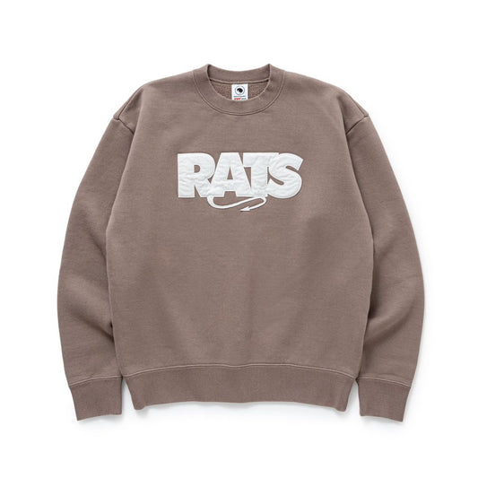 RATS BOX LOGO CREW NECK SWEAT