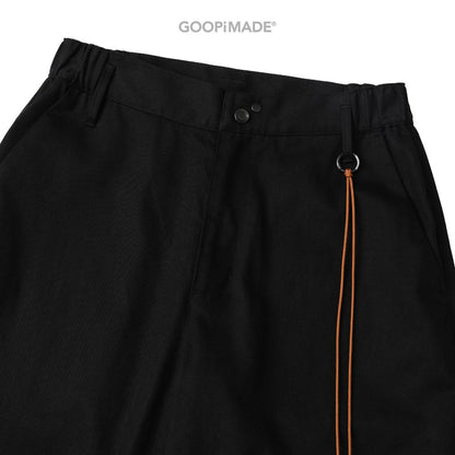 GOOPiMADE P1-R Black Pants-Wide