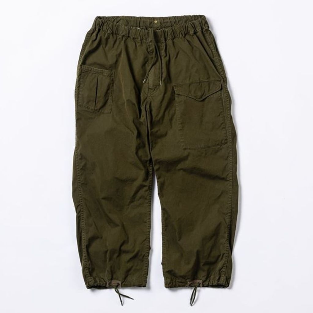 ANACHRONORM AN274 MILITARY EASY PANTS OLIVE