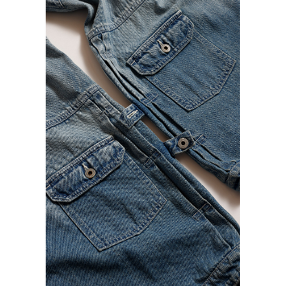 FDMTL FA26PN19U DENIM T-FORM PANTS 3YR WASH