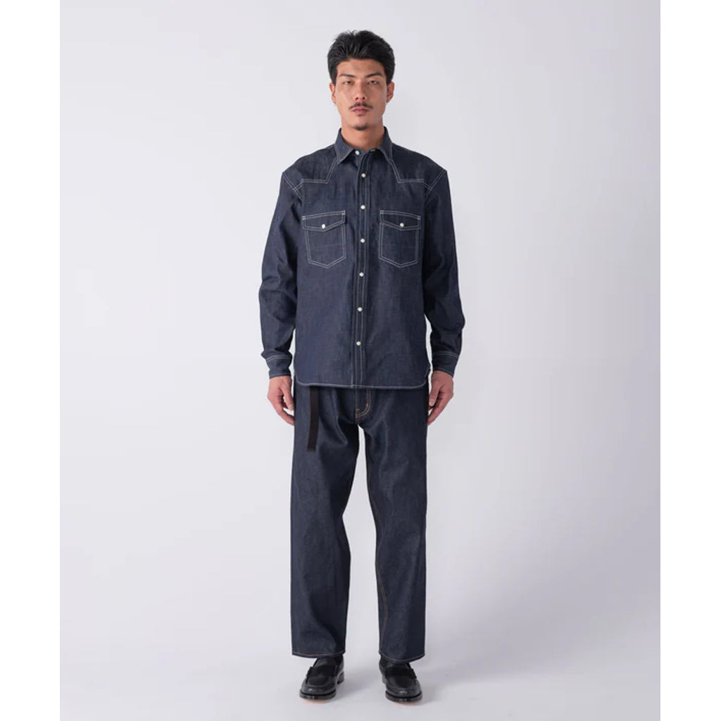 BEDWIN & THE HEARTBREAKERS 10L RAW DENNIM PANTS GARCIA