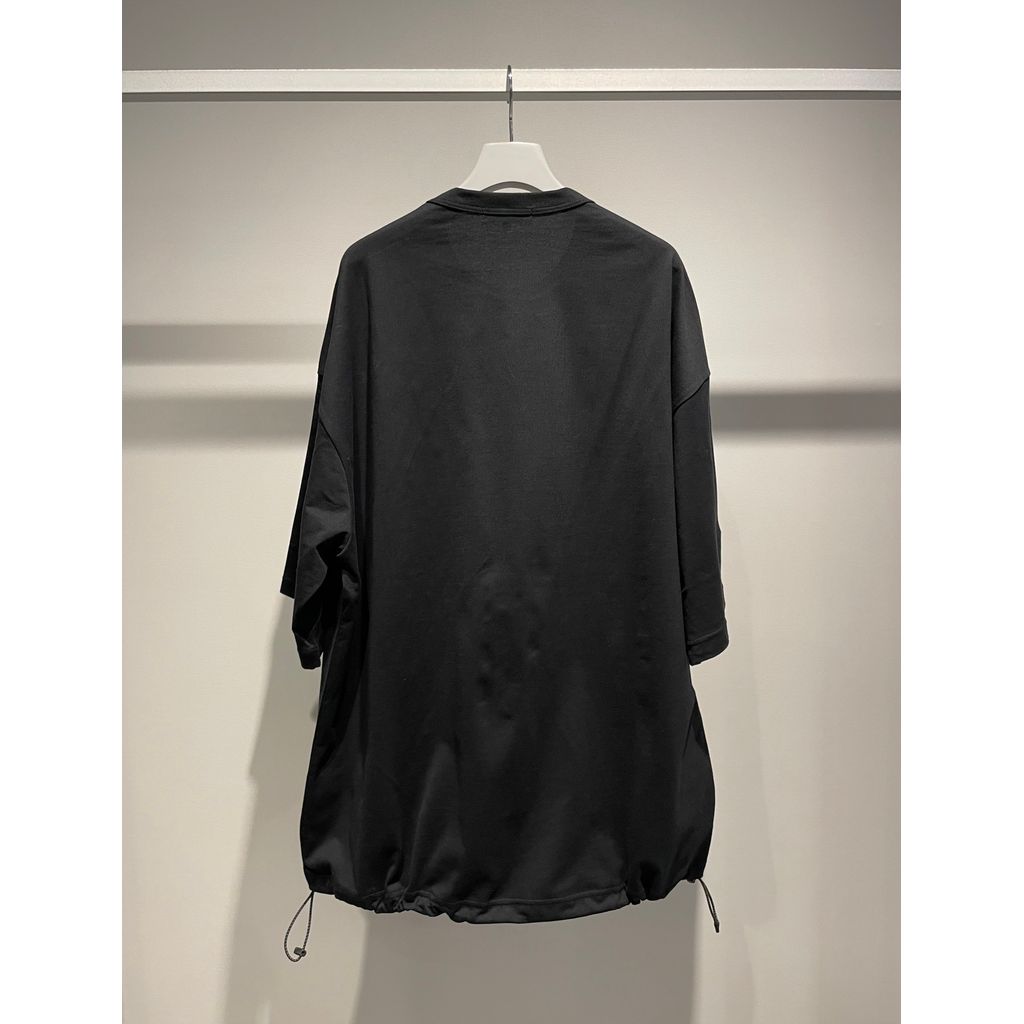 COMME des GARCONS HOMME コットン天竺 スピンドル LOGO TEE（BLACK）