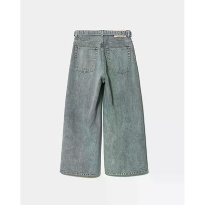 beautiful people selvedge denim o/d cropped wide pants