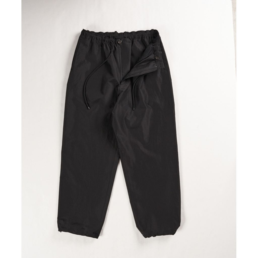 MARKAWARE  BRATAC SILK × ORGANIC WOOL TAFFETA WIDE TRUCK PANTS