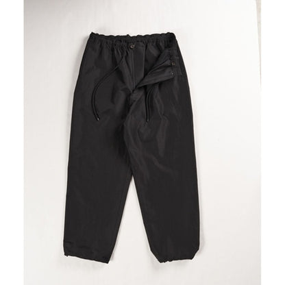 MARKAWARE  BRATAC SILK × ORGANIC WOOL TAFFETA WIDE TRUCK PANTS