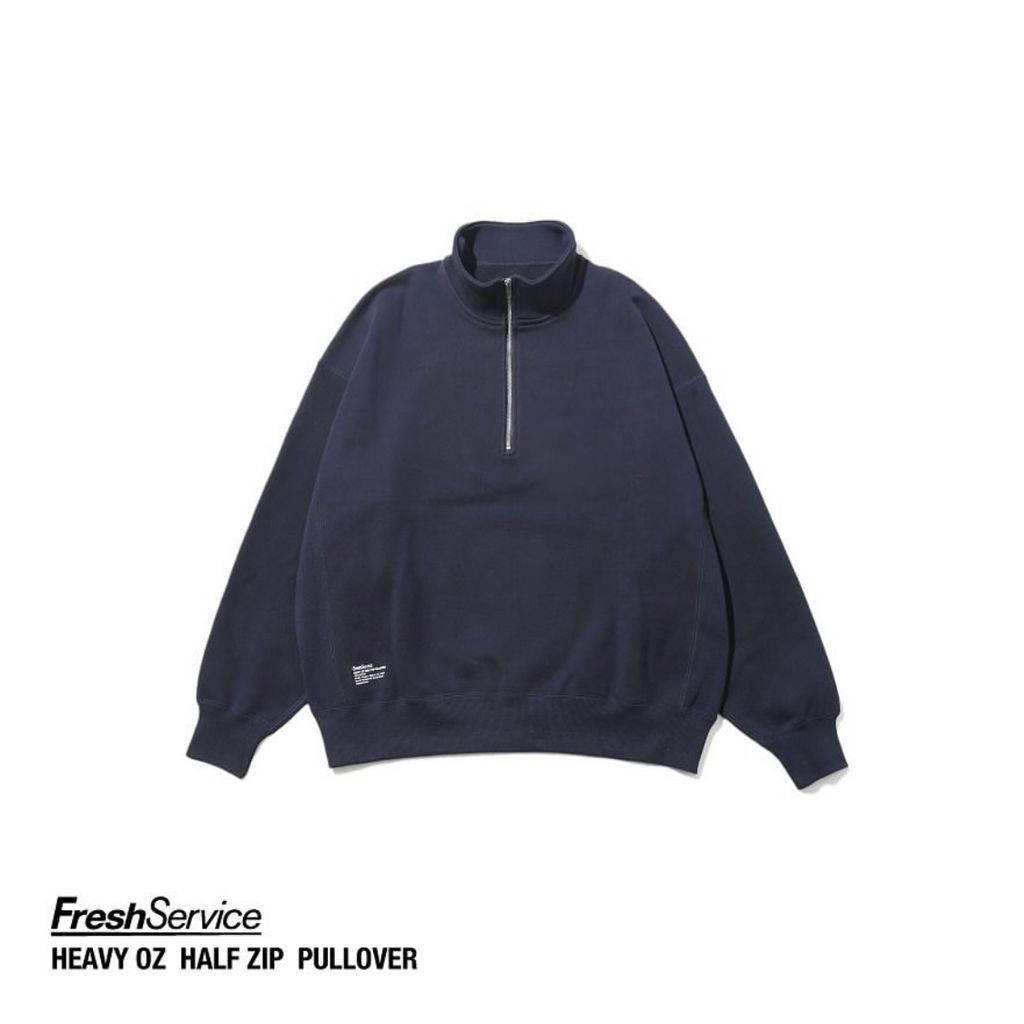 FreshService  "HEAVY OZ HALF ZIP PULLOVER"