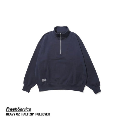 FreshService  "HEAVY OZ HALF ZIP PULLOVER"