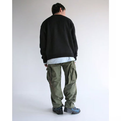 ANACHRONORM AN249 SEATTLE JACQUARD KNIT BLACK