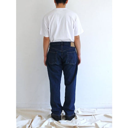 ANACHRONORM CONTEXT-001-1Y REGULAR TAPERED 5P PANTS INDIGO(ONE YEAR WASH)
