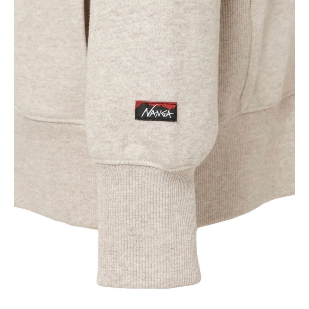 NANGA ECOHYBRID MESSAGE EMB SWEAT