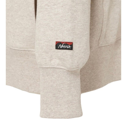 NANGA ECOHYBRID MESSAGE EMB SWEAT