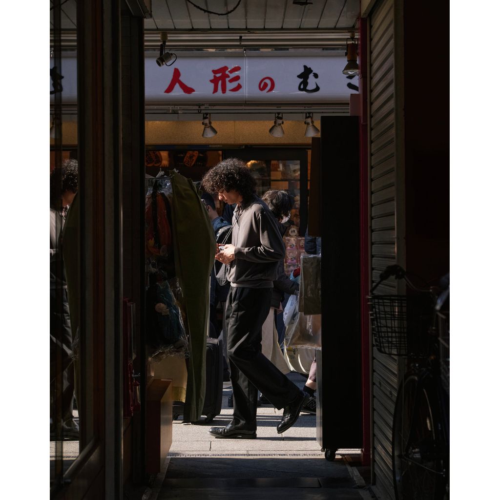 FOUNDOUR T/C TWILL TUCK TROUSERS