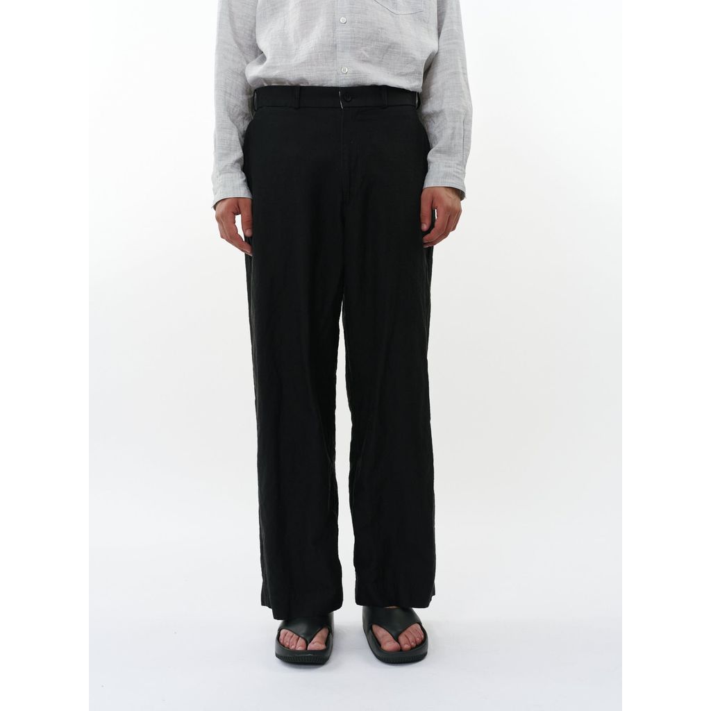 marka Linen x Organic Cotton x Silk Light Moleskin / Military Slacks