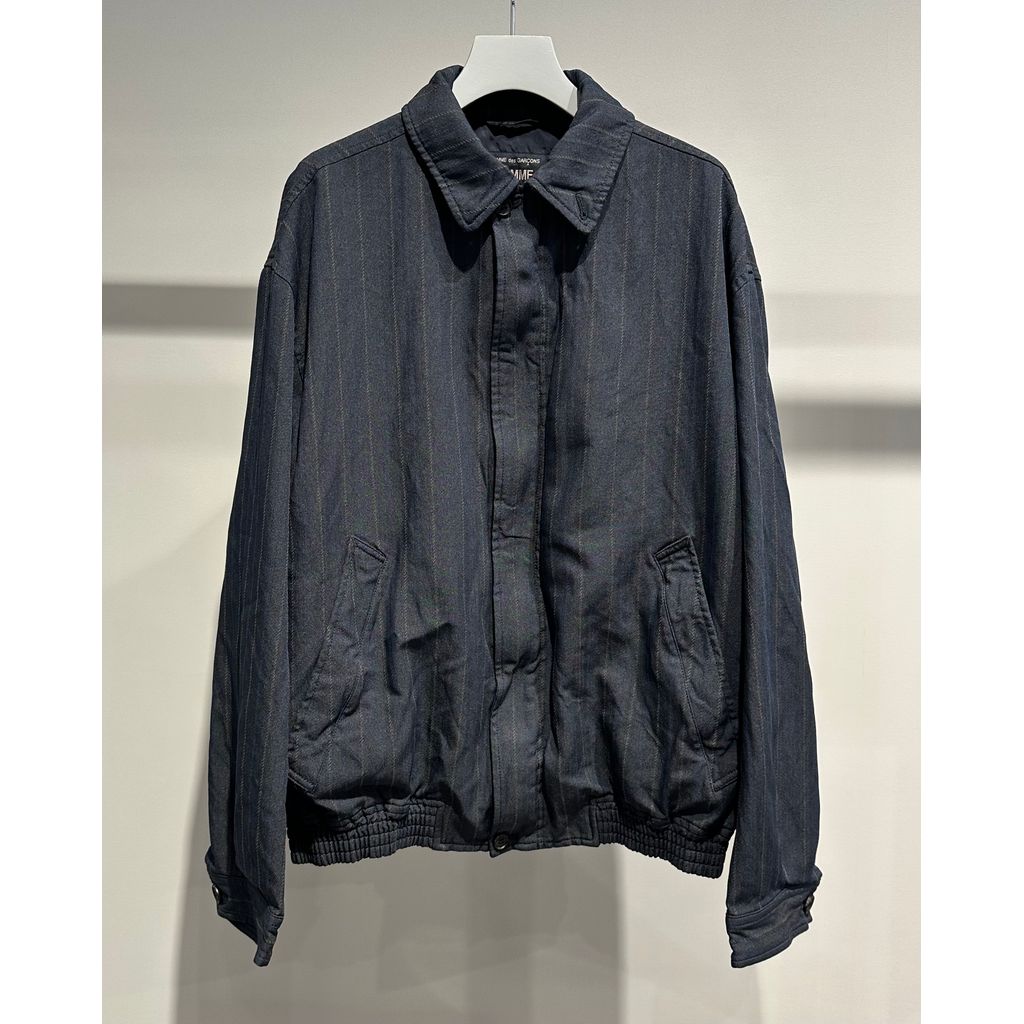 COMME des GARCONS HOMME POLYESTER BROUSON JACKET（NAVY）