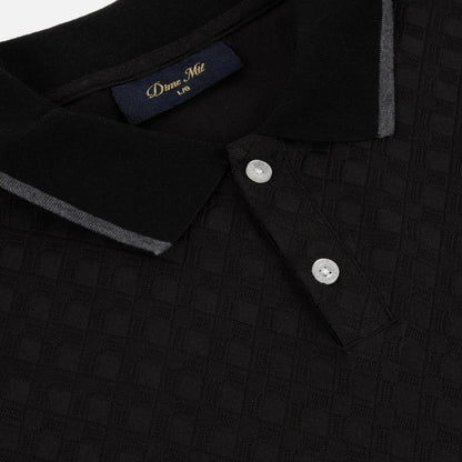 Dime Jacquard LS Polo