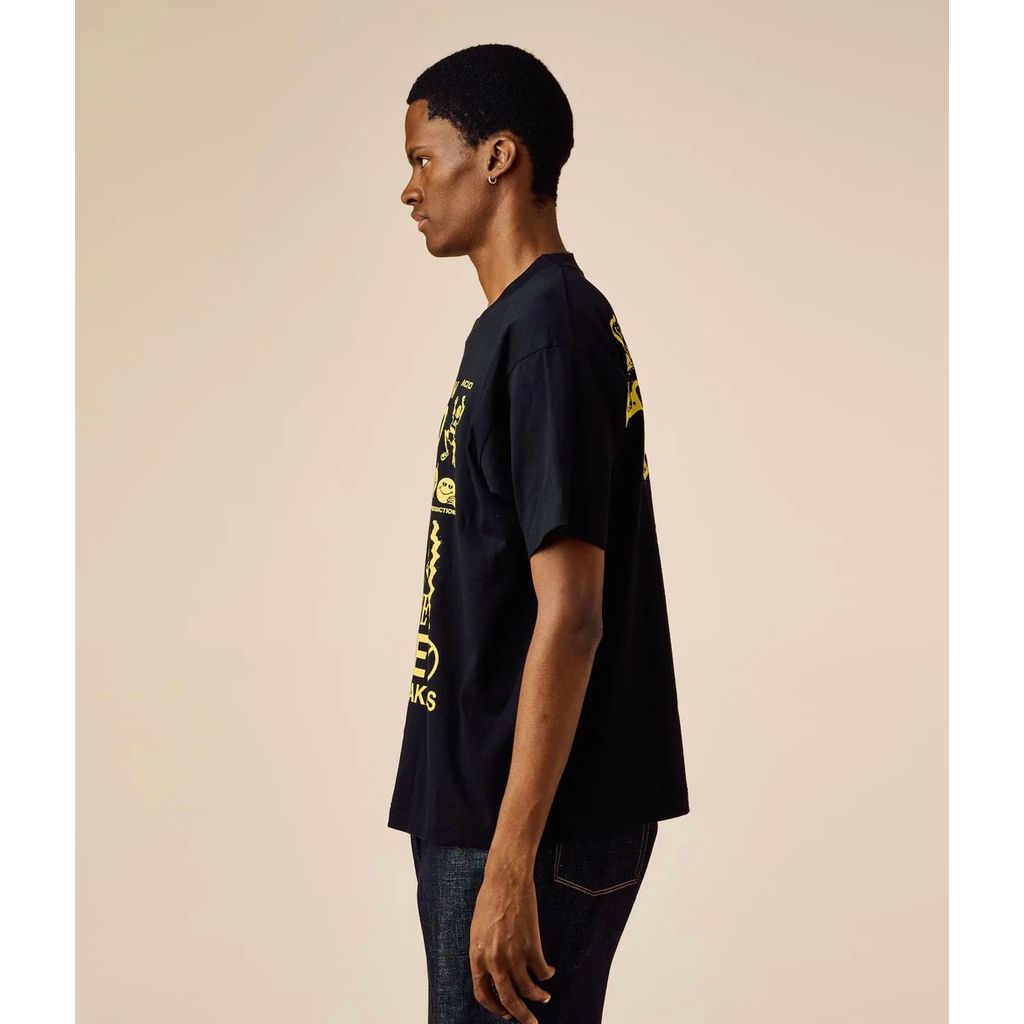 BEDWIN & THE HEARTBREAKERS S/S PRINTED TEE "Acid House"