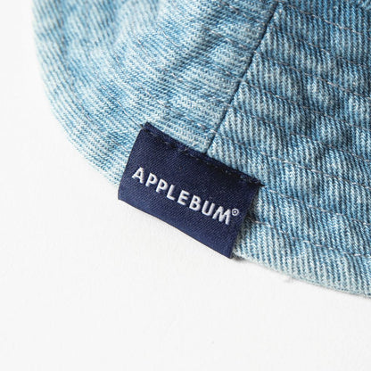 APPLEBUM “APPLE LOGO" DENIM BUCKET HAT [L.BLUE]