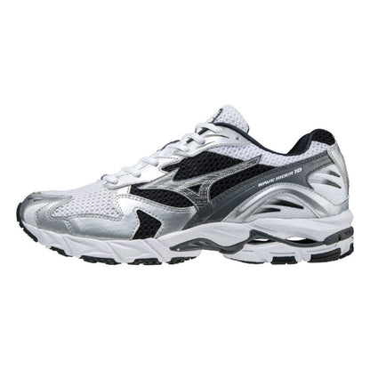 MIZUNO WAVE RIDER 10(ホワイト×ブラック×シルバー)