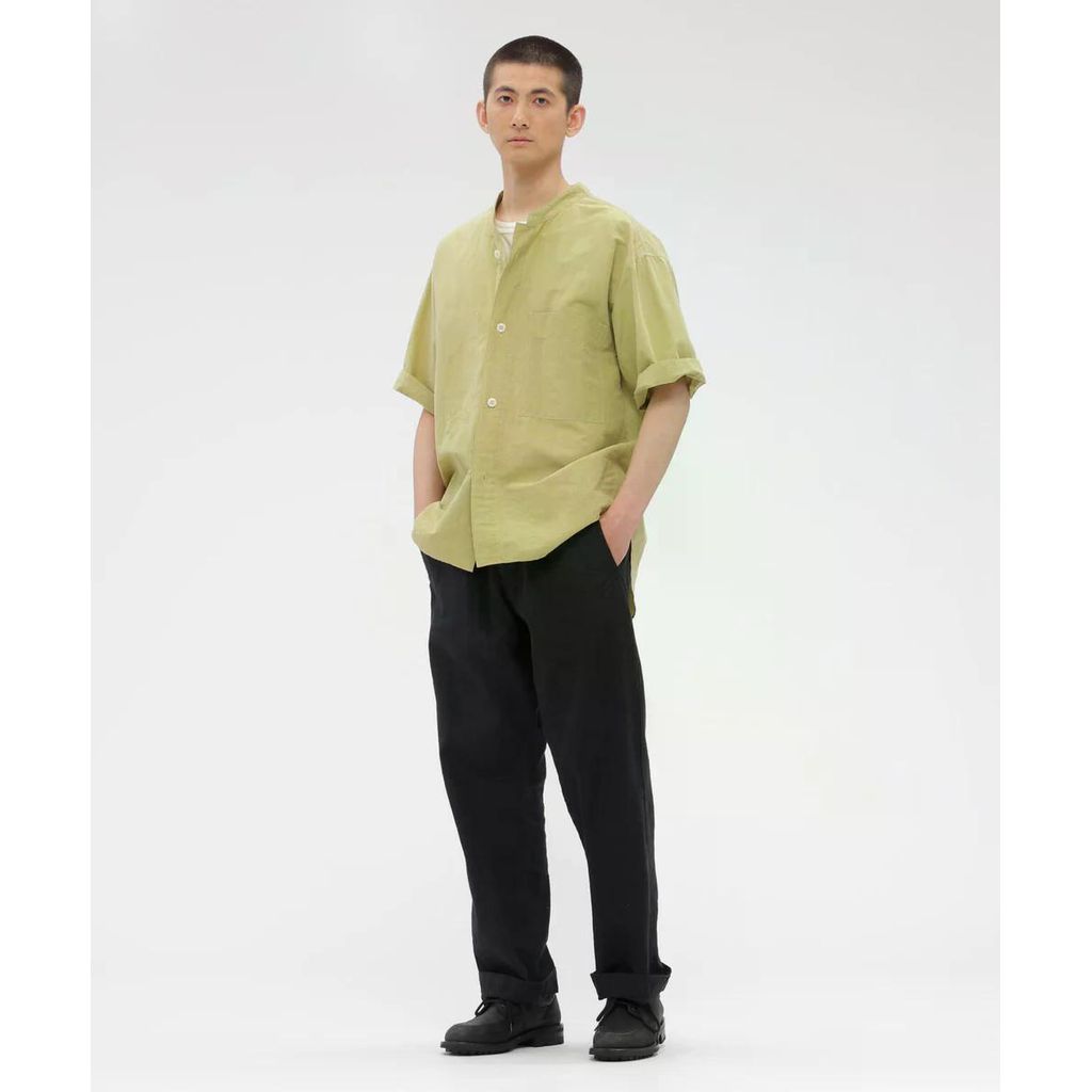 MHL. WORN HIGH COUNT DRY COTTON LINEN SHIRT