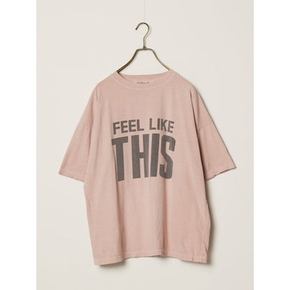 【予約商品】REMI RELIEF 	 RN30389150  HARD SP加工20/-天竺BIGサイズT(FEEL LIKE THIS) 26ss