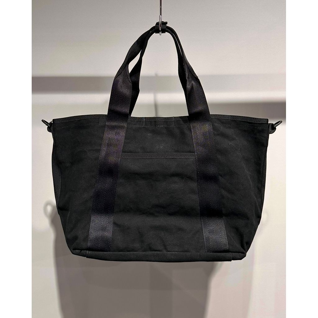 COMME des GARCONS HOMME 「BRIEFING」W-NAME COTTON CANVAS BAG（BLACK）