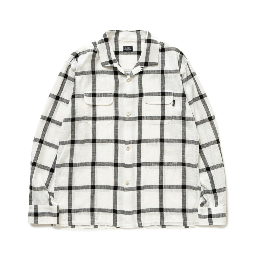 RATS WINDOWPANE CHECK SHIRT