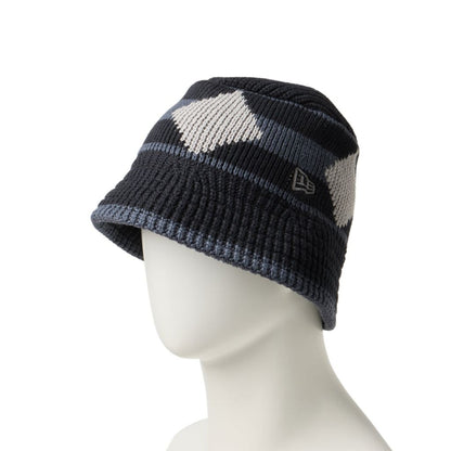 NEW ERA ニットバケット ダイヤモンド ブラック グラファイト  14667671