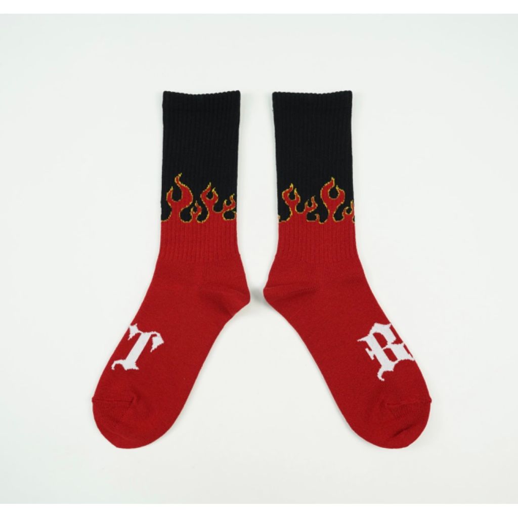 BOKU HA TANOSII ／ BOKUTANO SOCKS "Flames"