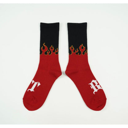 BOKU HA TANOSII ／ BOKUTANO SOCKS "Flames"