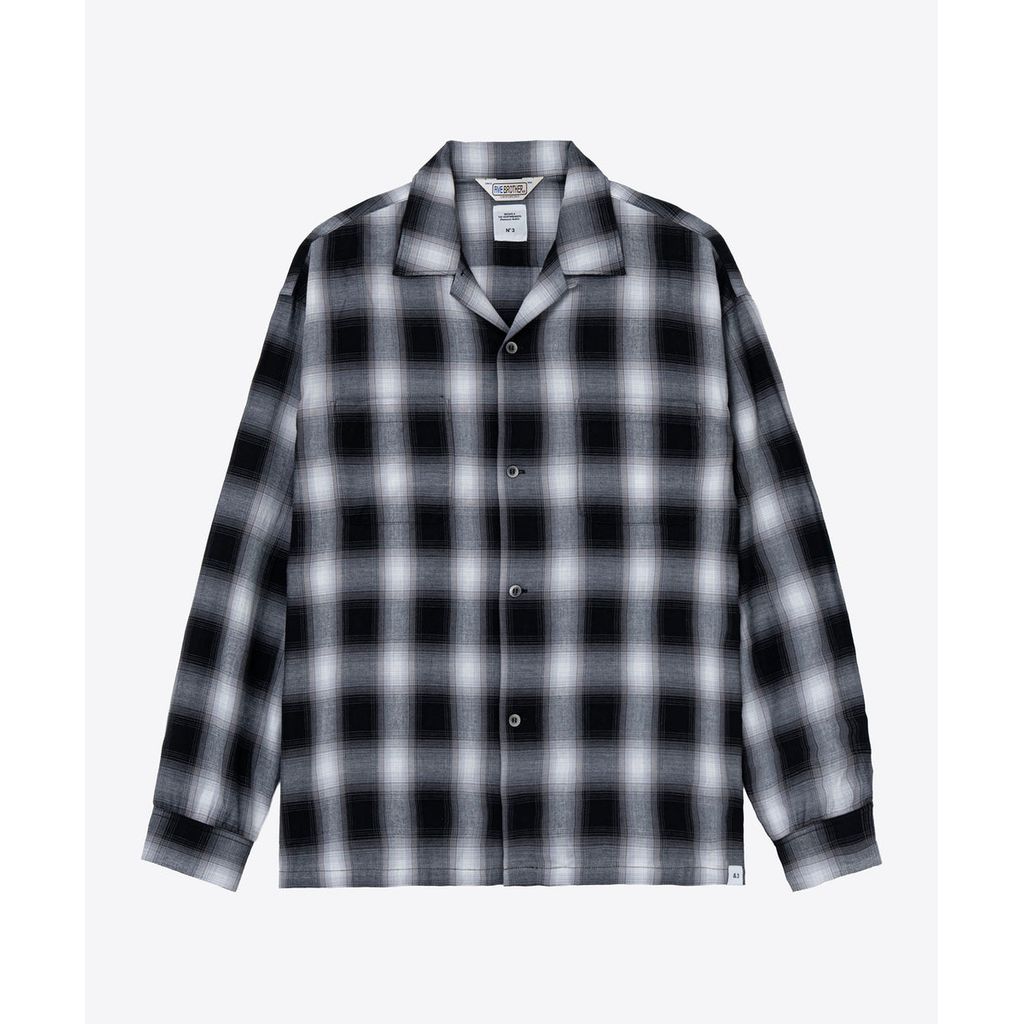 BEDWIN & THE HEARTBREAKERS FIVE BROTER Ex. L/S CHECK SHIRT "VIN"