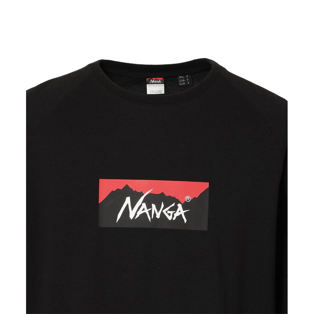 NANGA  ECO HYBRID BOX LOGO LOOSE FIT TEE(UNISEX)