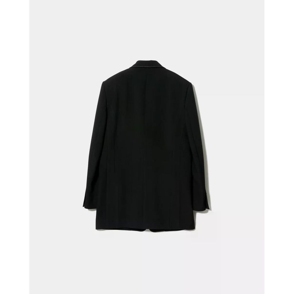 beautiful people wool double cloth change breasted jacket
