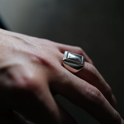 XOLO JEWELRY Square Mirror Ring