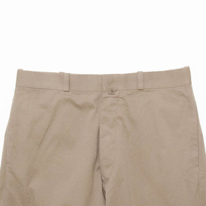 YAECA Chino Cloth Trousers Wide Tapered KHAKI