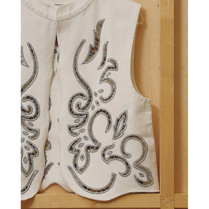 TODAYFUL Cut Lace Twill Vest
