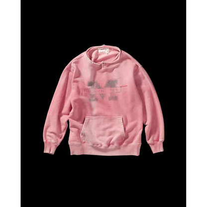 ANACHRONORM MANCHESTER PRINTED CUT-OFF SWEAT PARKA