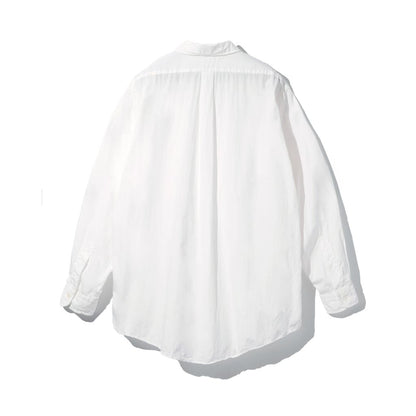 FOUNDOUR COTTON BROAD REGULAR COLLAR SHIRT