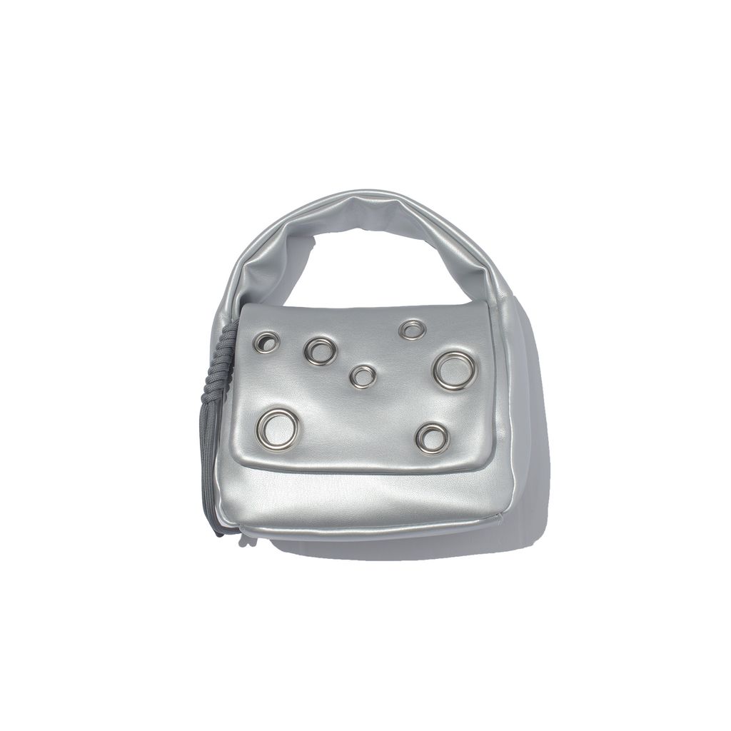F/CE. TECH LEATHER EYELET MINI POACH