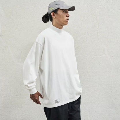 FreshService 2-PACK OVERSIZED L/S MOCKNECK TEE