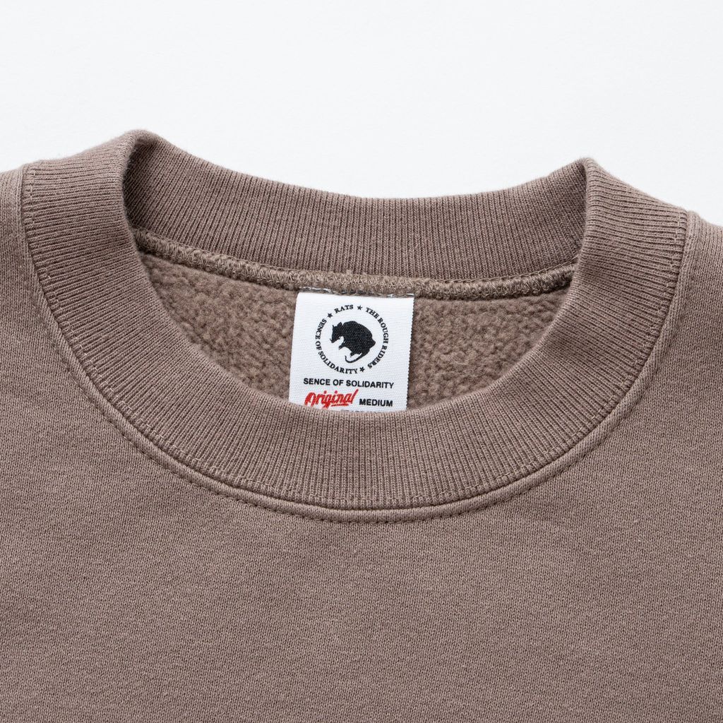RATS BOX LOGO CREW NECK SWEAT