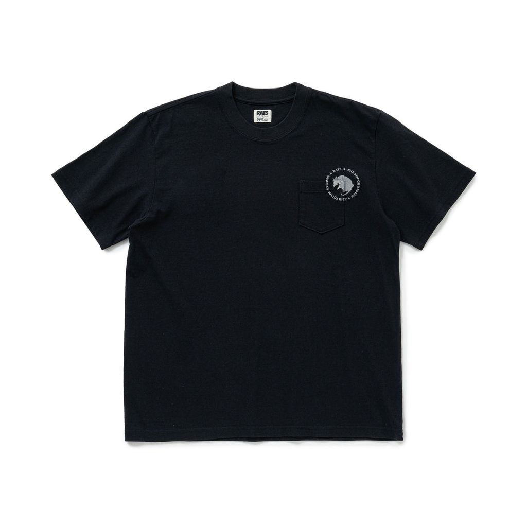 RATS CIRCLE POCKET TEE BACK PRINT