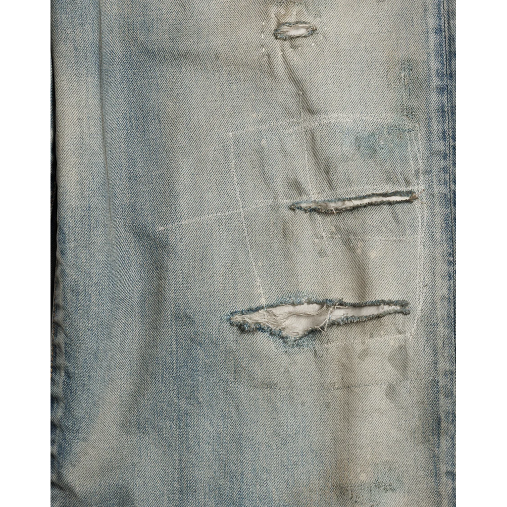 ANACHRONORM REMAKED WIDE 5P DENIM PANTS LIGHT INDIGO