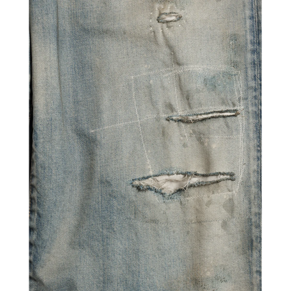 ANACHRONORM REMAKED WIDE 5P DENIM PANTS LIGHT INDIGO