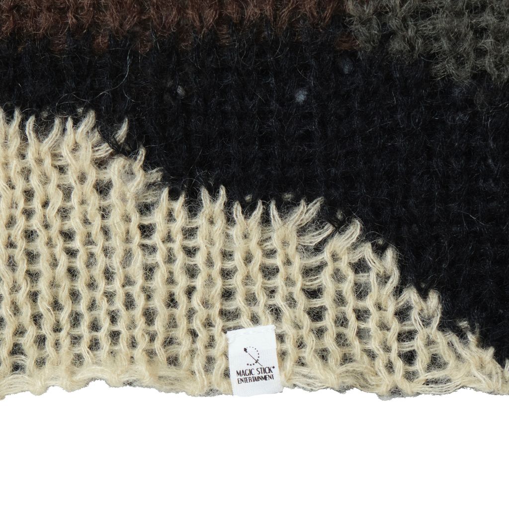 MAGIC STICK Mohair Camo Crew knit (WOODLAND)