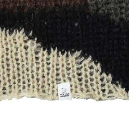 MAGIC STICK Mohair Camo Crew knit (WOODLAND)