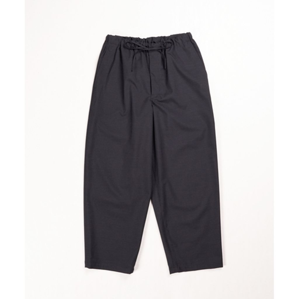 MARKA 2/72 WASHER WOOL TROPICAL COCOON WIDE EASY PANTS